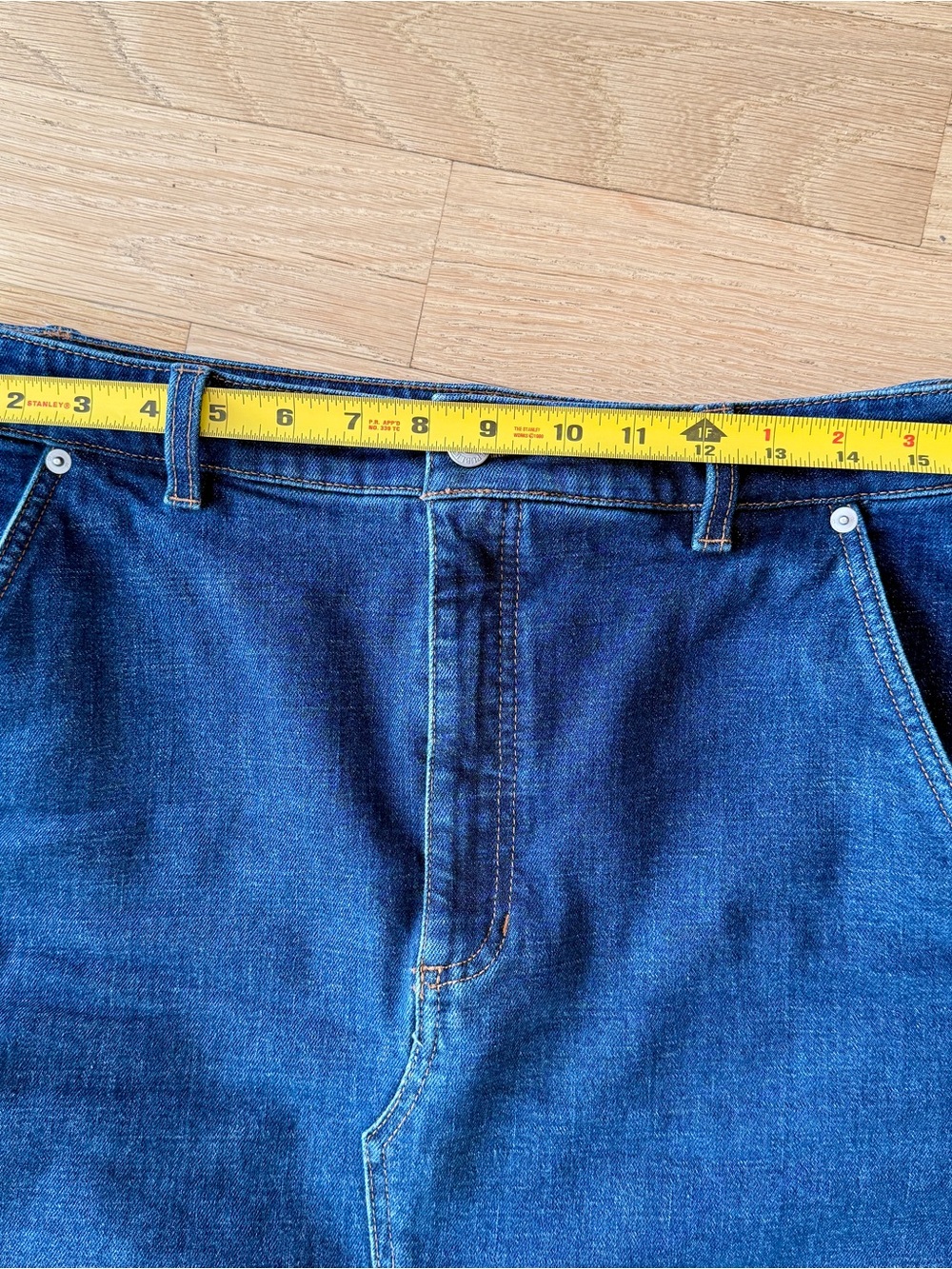 Banana Republic Factory Dark Blue Denim Maxi Skirt - Picture 7 of 11